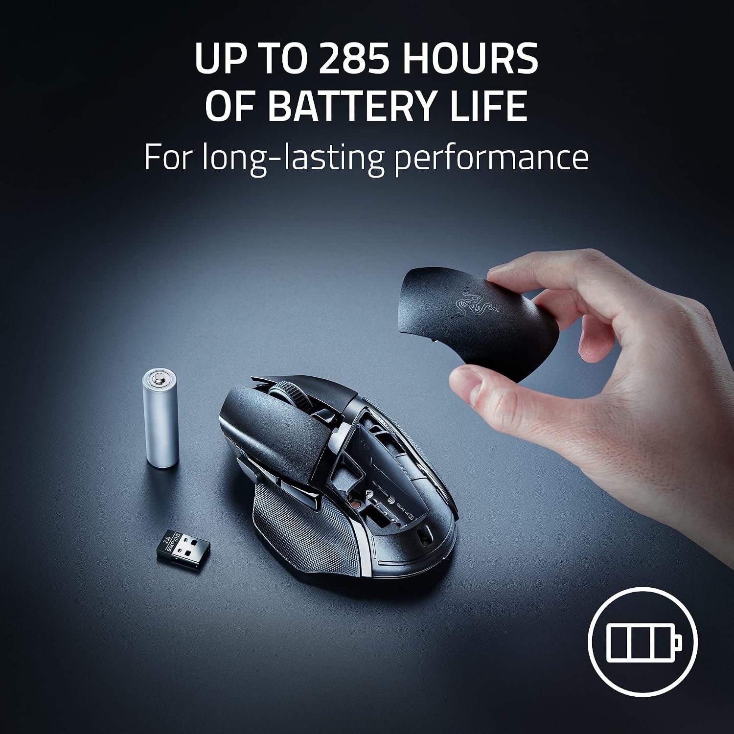 Razer Basilisk V3 X HyperSpeed Wireless Gaming Mouse: Bluetooth &... - Image 6
