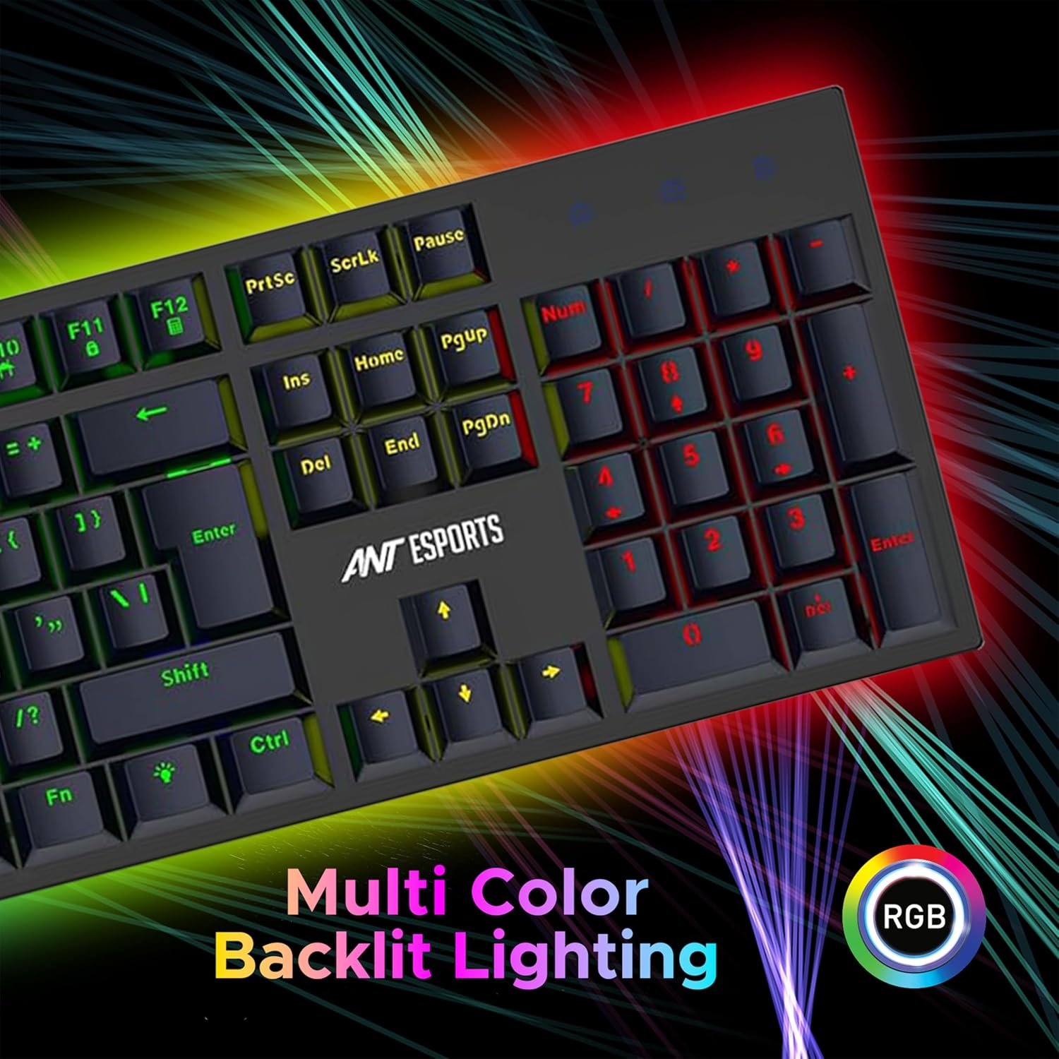 Ant Esports MK3400 V3 Pro Mechanical Gaming Keyboard RGB LED... - Image 4