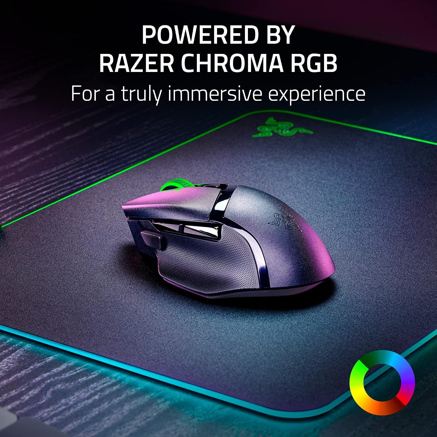 Razer Basilisk V3 X HyperSpeed Wireless Gaming Mouse: Bluetooth &... - Image 3