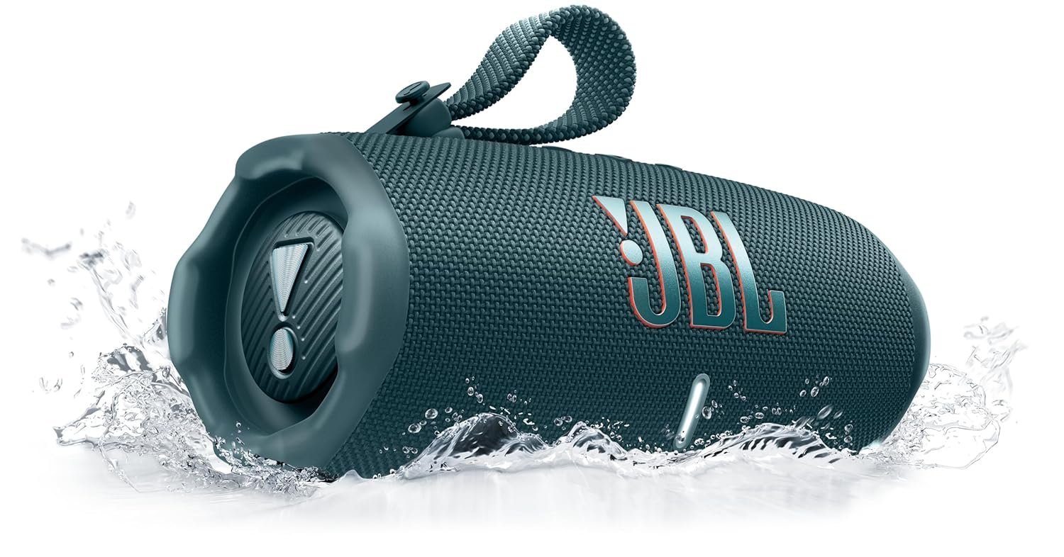 JBL Charge 6, Powerful Pro Sound with AI Sound Boost...