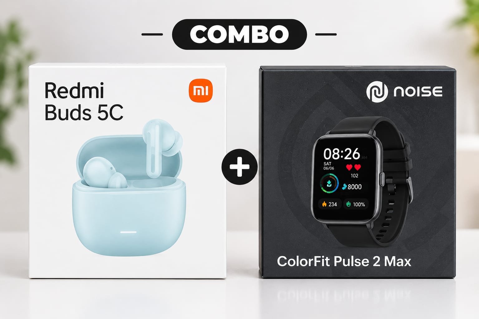 Redmi Buds 5C Earbusds + Noise ColorFit Pulse 2 Max... - Image 2