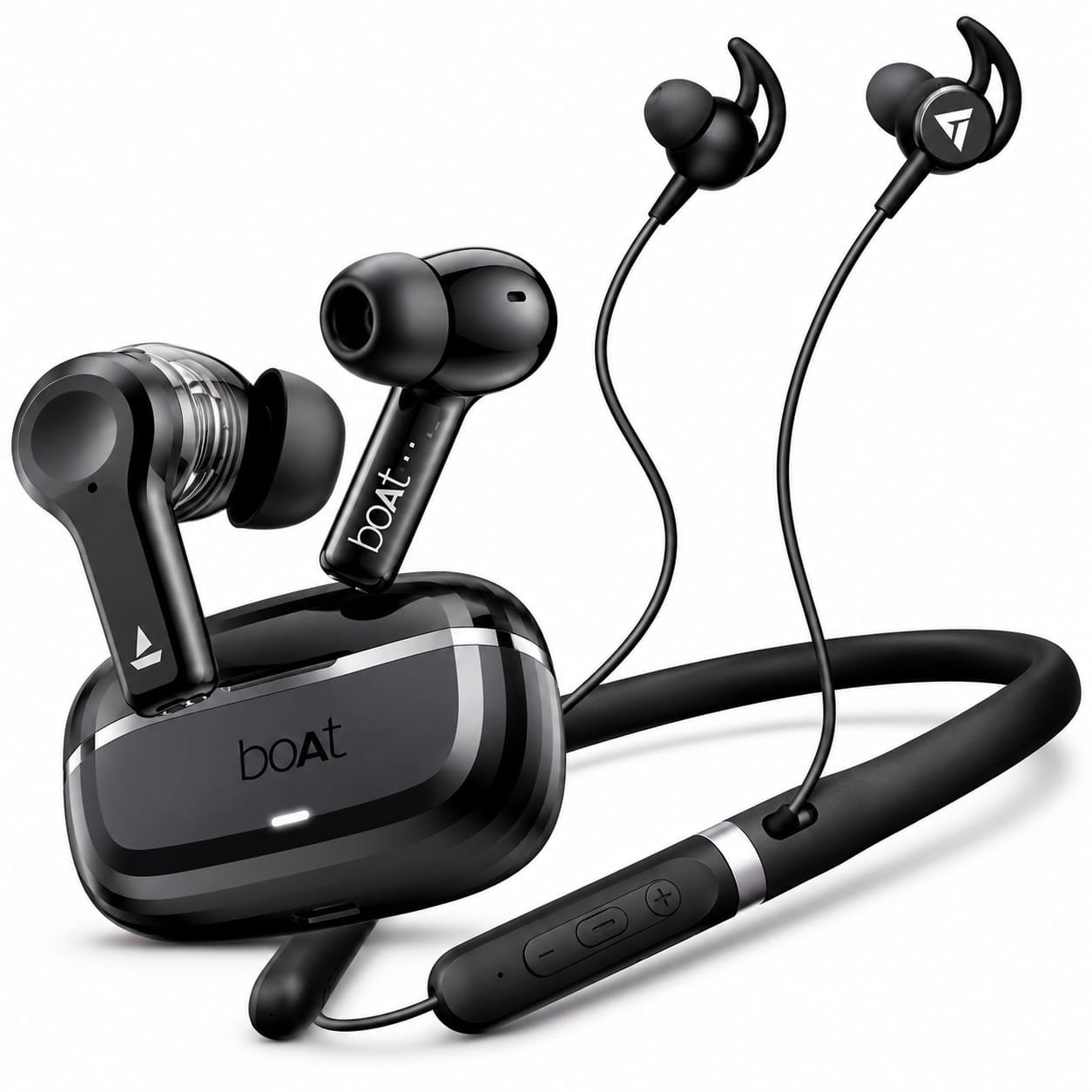 BOULT Curve ANC Neckband + boAt Nirvana Space TWS Earbuds... - Image 2