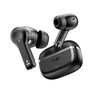 boAt Nirvana Space w/ 360 Spatial Audio, ANC(~32dB), 100HRS Battery & Dual Pairing Bluetooth Headset - Open Box