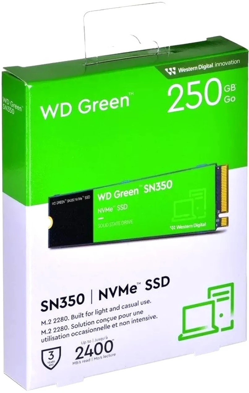 WD SN350 NVMe SSD 250 GB Laptop, Desktop, All in... - Image 4