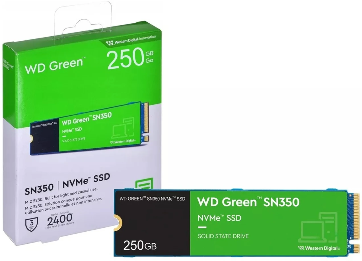 WD SN350 NVMe SSD 250 GB Laptop, Desktop, All in... - Image 3